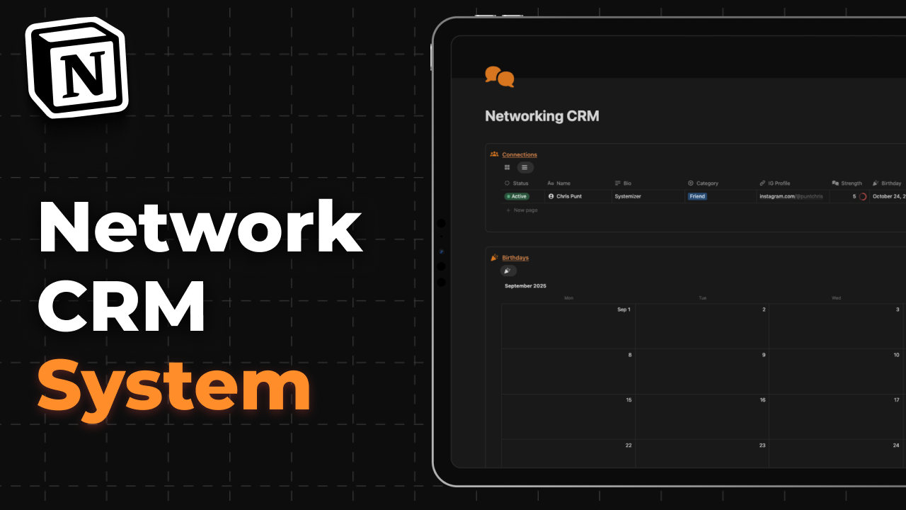 Networking CRM Preview